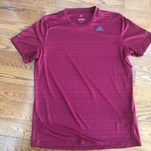 Adidas EUC red sport shirt
